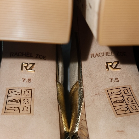 RZ Gold Platform Heels - Picture 10 of 14